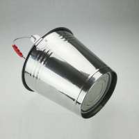 Stainless steel pail metal bucket stainless steel barrel with lid