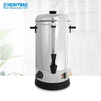 Heavybao Commercial Catering Kitchen Thermal Beverage Dispenser Water Boiler Stainless Steel Electrical Tea Urn