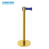 Heavybao Queue Stanchion Retractable Folding Belt Barrier Stand Railings For Restaurant Crowd Line Control