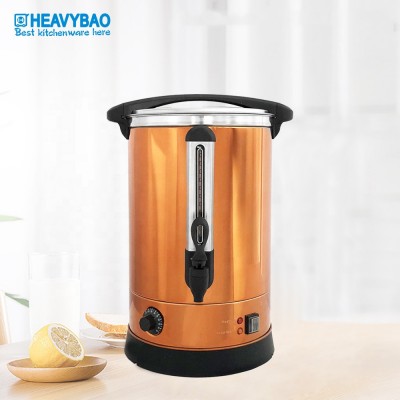 Heavybao Stainless Steel Colorful Electric Drinking Boiler Hot Water heater Wine Tea Warmer Heating Element Catering Equipment