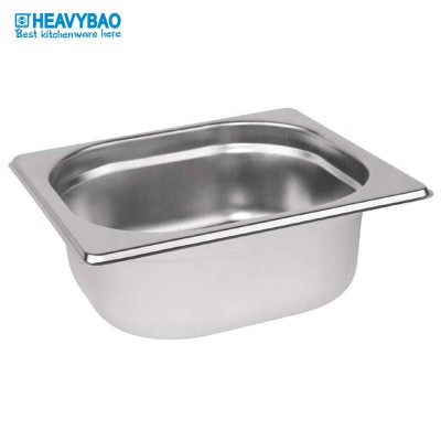 Heavybao Stainless Steel Kitchen Equipment Tool Utensil Gastronorm GN Food Containers Ice Cream Pan For Hotel Restaurant