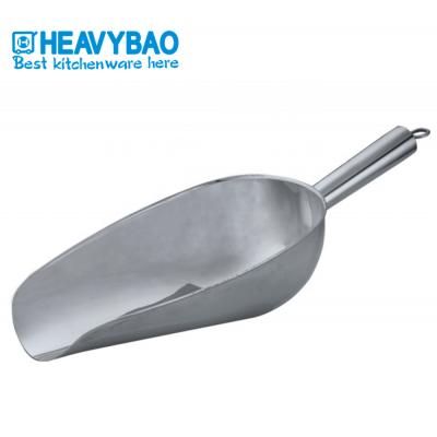 Heavybao High Quality Stainless Steel 201  Ice Shovel For Bar Or Beverage Shop With 1.2 Thickness