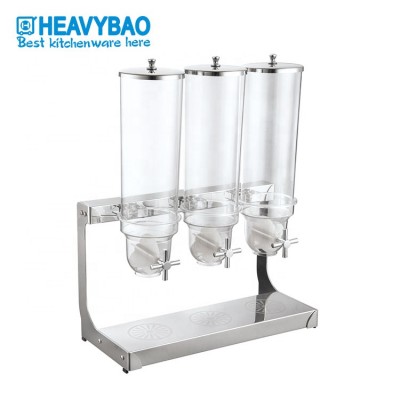 Heavybao Hotel Stainless Steel Cereal Food Grain Dispenser