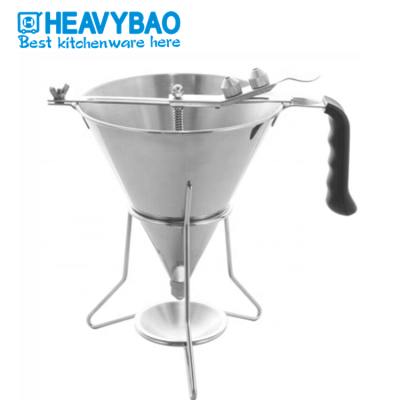 Heavybao New Design Kitchen Stainless Steel Oil Funnel