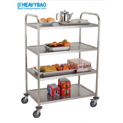 Heavybao Food Trolley Hot And Cold Meat Hanging / Holtel Room Service Carts