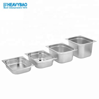 Heavybao Hotel Equipment US Style Stainless Steel Food Gastronorm Container GN Pan