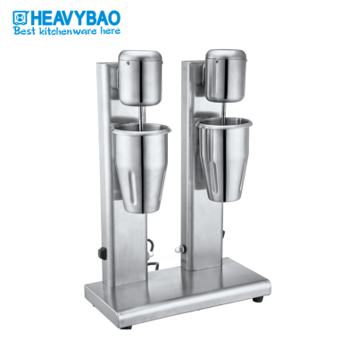 Heavybao Stainless Steel Electric 2Liter Double Head Milk Mixer Shaker Machine